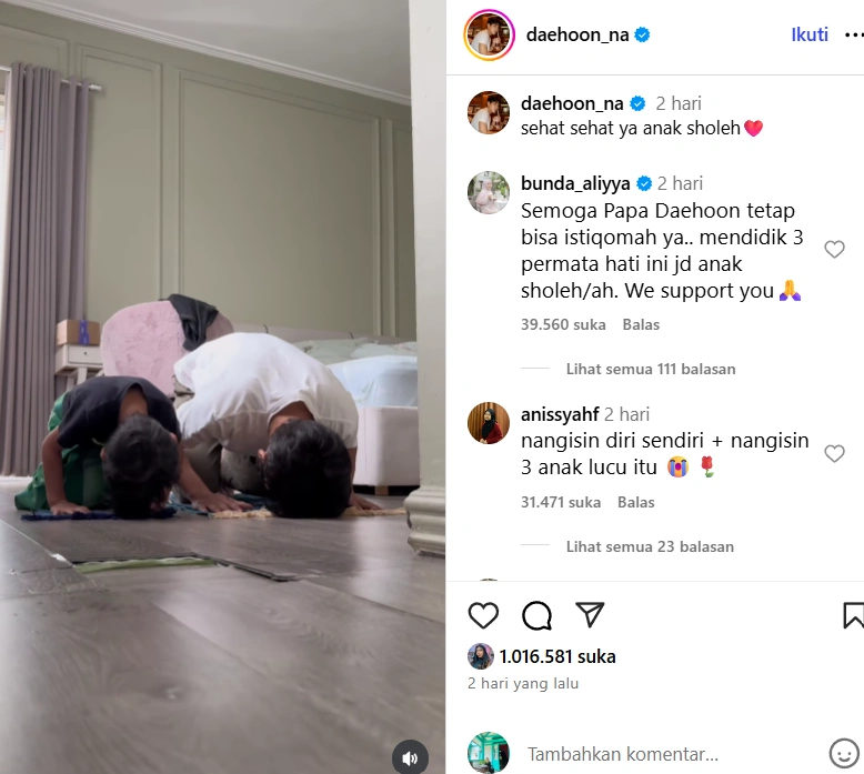 Unggahan Na Daehoon Instagram Daehoon Na