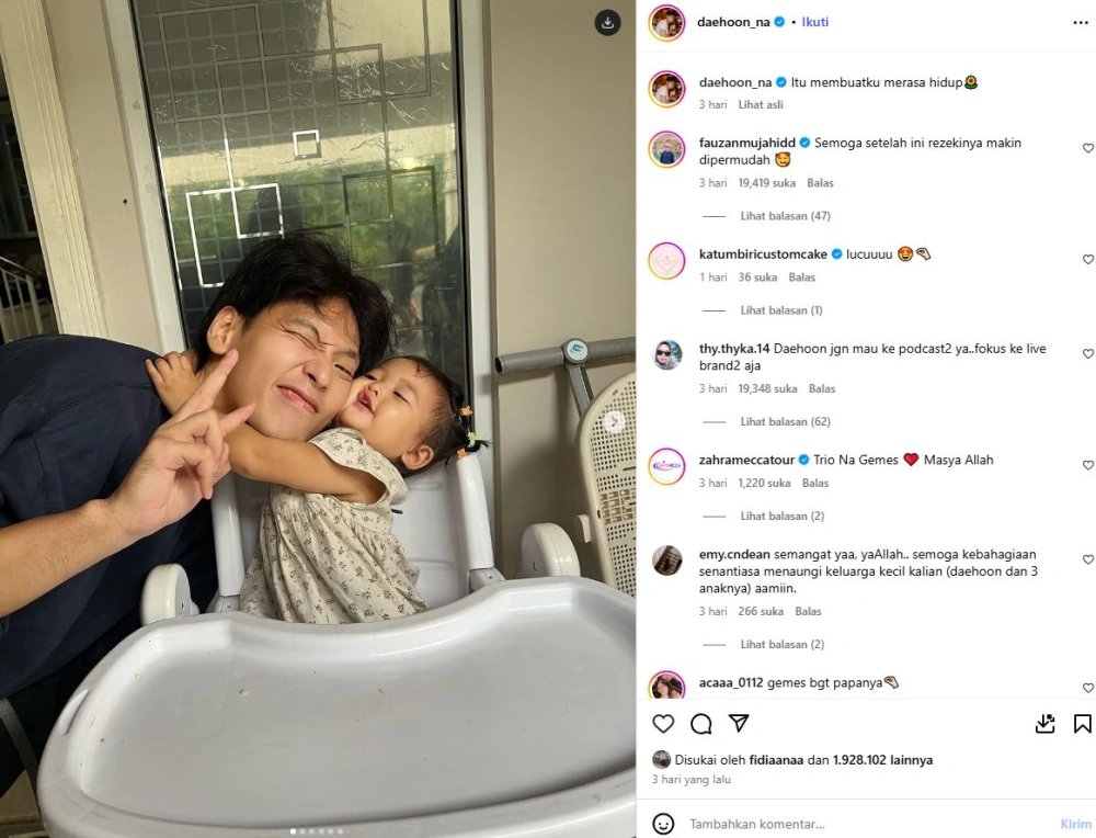 Unggahan Na Daehoon Instagram Daehoon Na