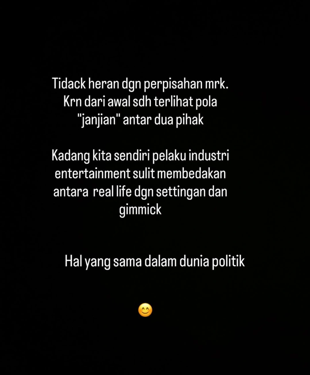 Unggahan Nanda Persada [Instagram]