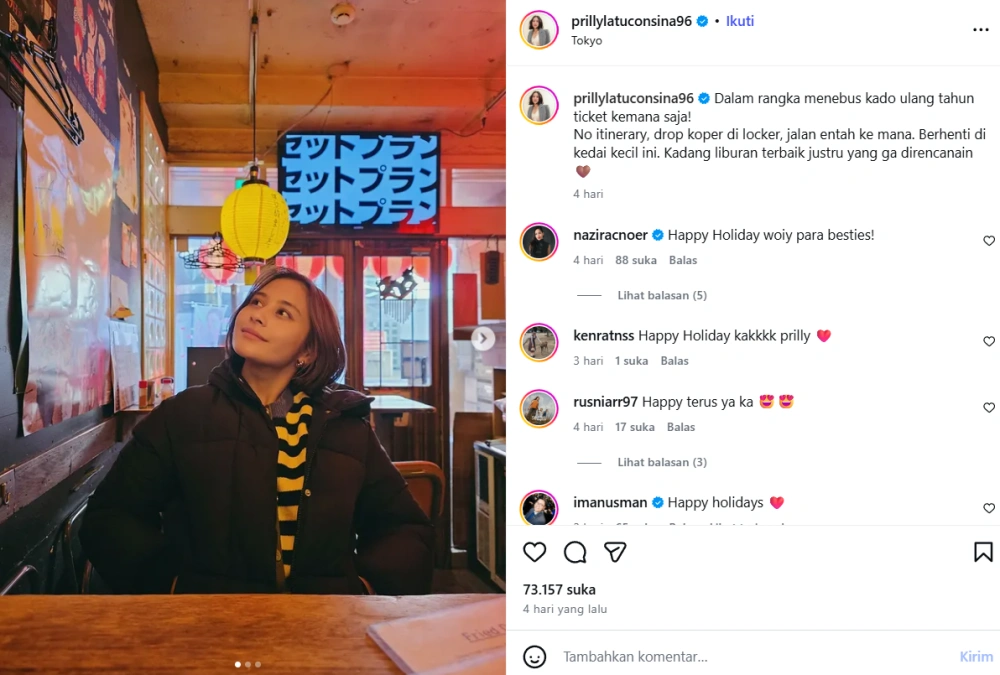 Unggahan Prilly Latuconsina [sumber: Instagram Prillylatuconsina96]