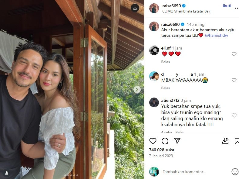Unggahan Raisa Instagram Raisa6690