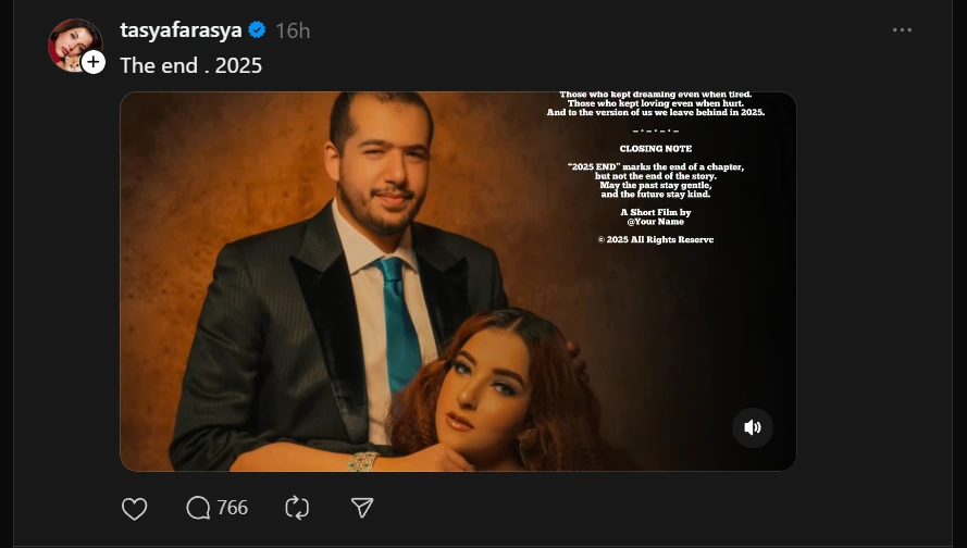 Unggahan Tasya Farasya [Sumber: Threads]