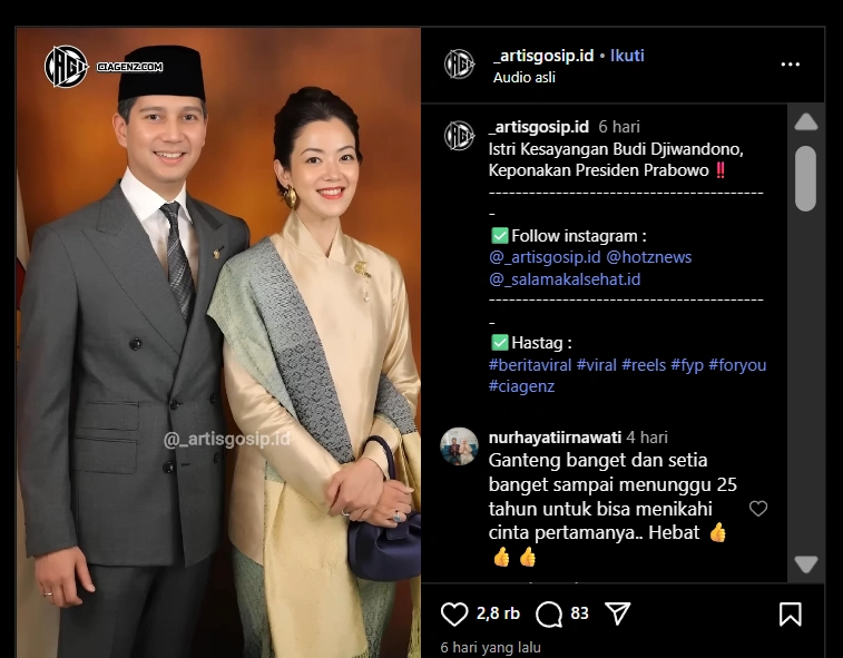 Ungkapan Cinta Budi Ke Milla Gunawan Cc Instagram