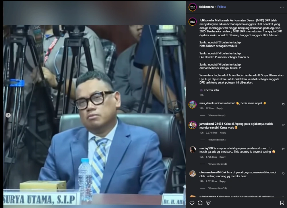 Uya Kuya Diaktifkan Jadi Anggota Dpr Ri