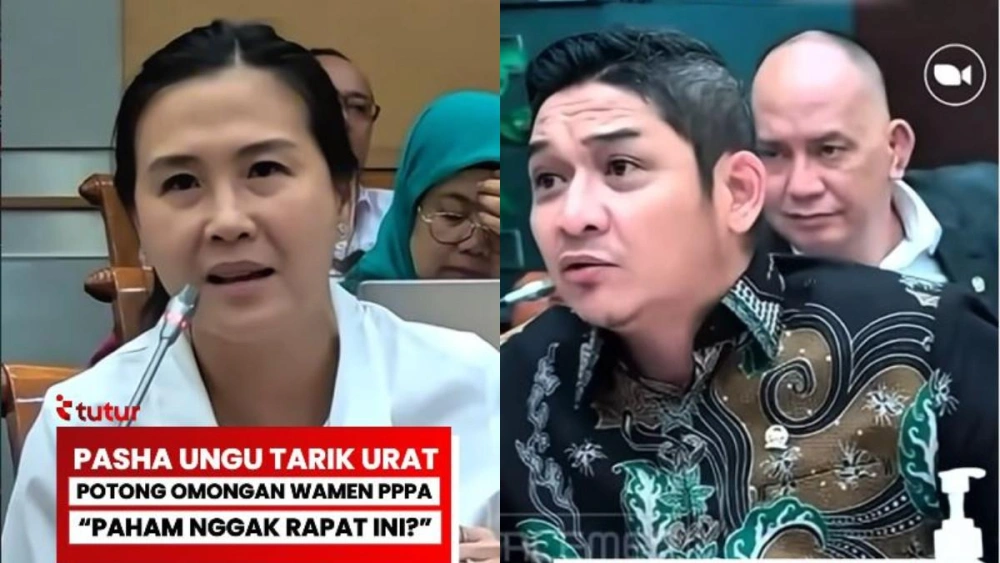 Veronica Tan Dan Pasha Ungu [sumber: Instagram Tuturmediadigital]