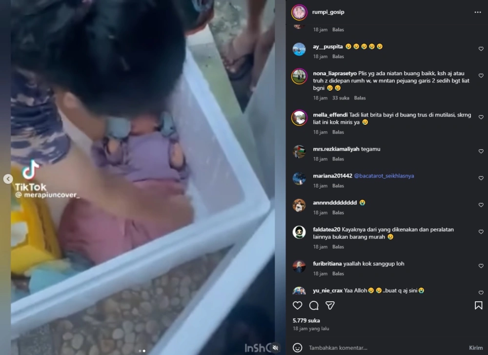 Video Penemuan Bayi Cantik Dalam Box Styrofoam Di Sleman Instagram Rumpi Gosip