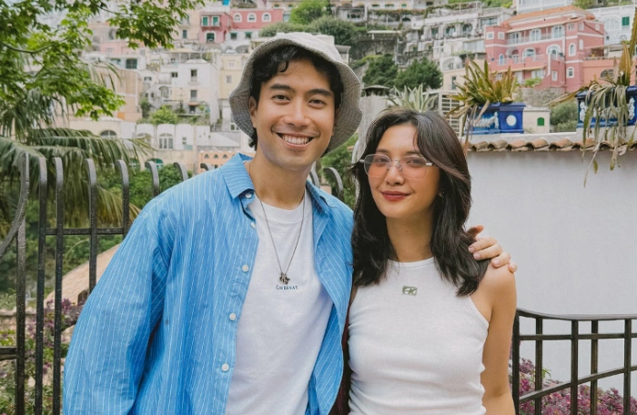 Vidi Aldiano dan Sheila Dara. (Instagram/Vidialdiano)