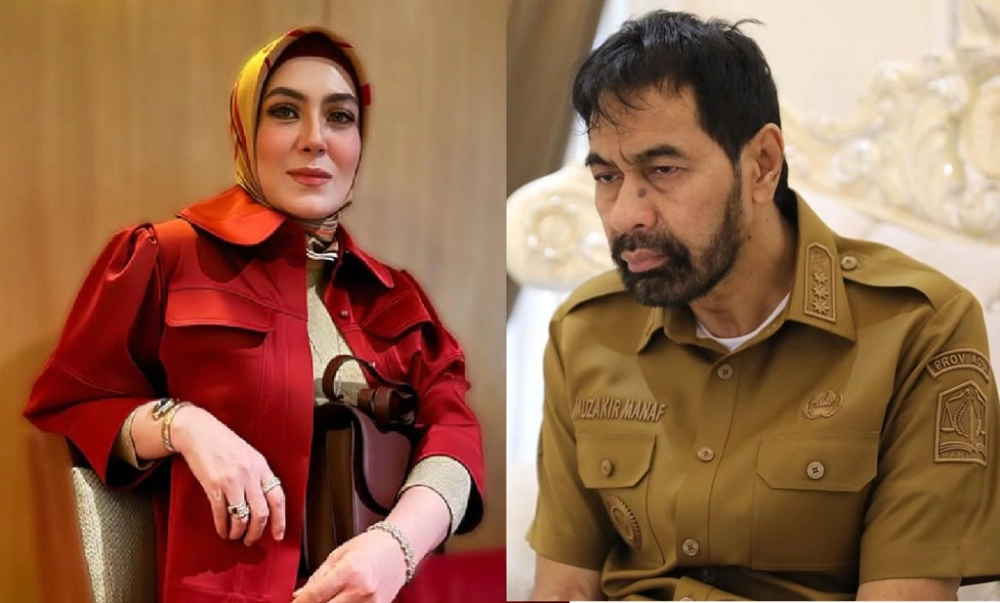 Vie Shantie Khan dan Muzakir Manaf (Mualem). [Instagram]