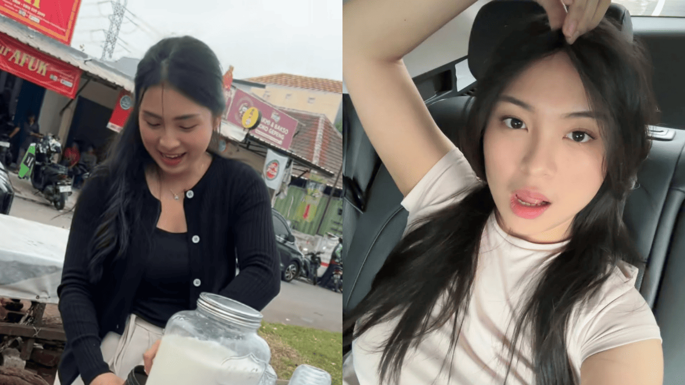Viral! Penjual Tango Milkshake Mirip Bernadya, Dikerubuti Gen Z