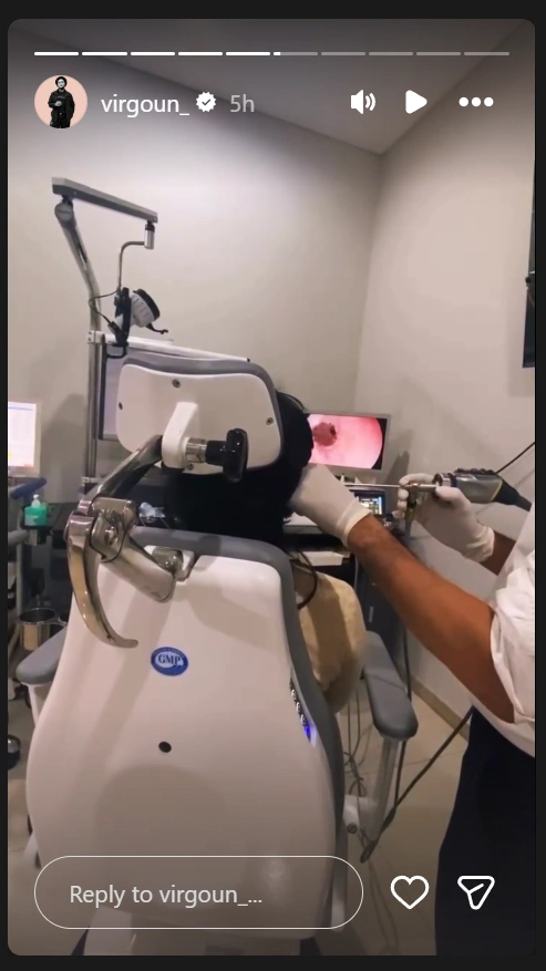 Virgoun Bawa Anak Periksa Ke Dokter [Sumber: Instagram]