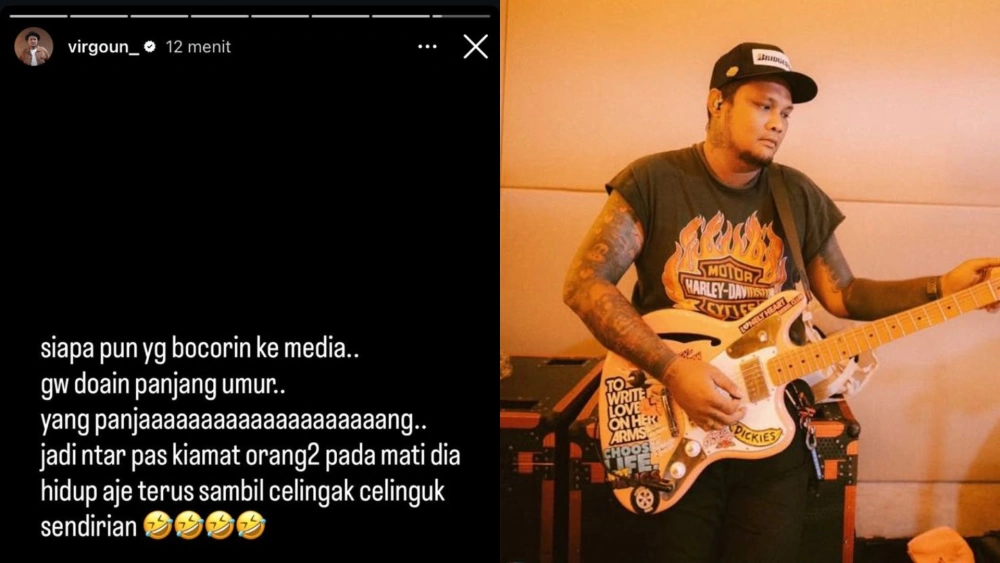 Virgoun buka suara usai undangan pernikahannya bocor ke publik. [Instagram]