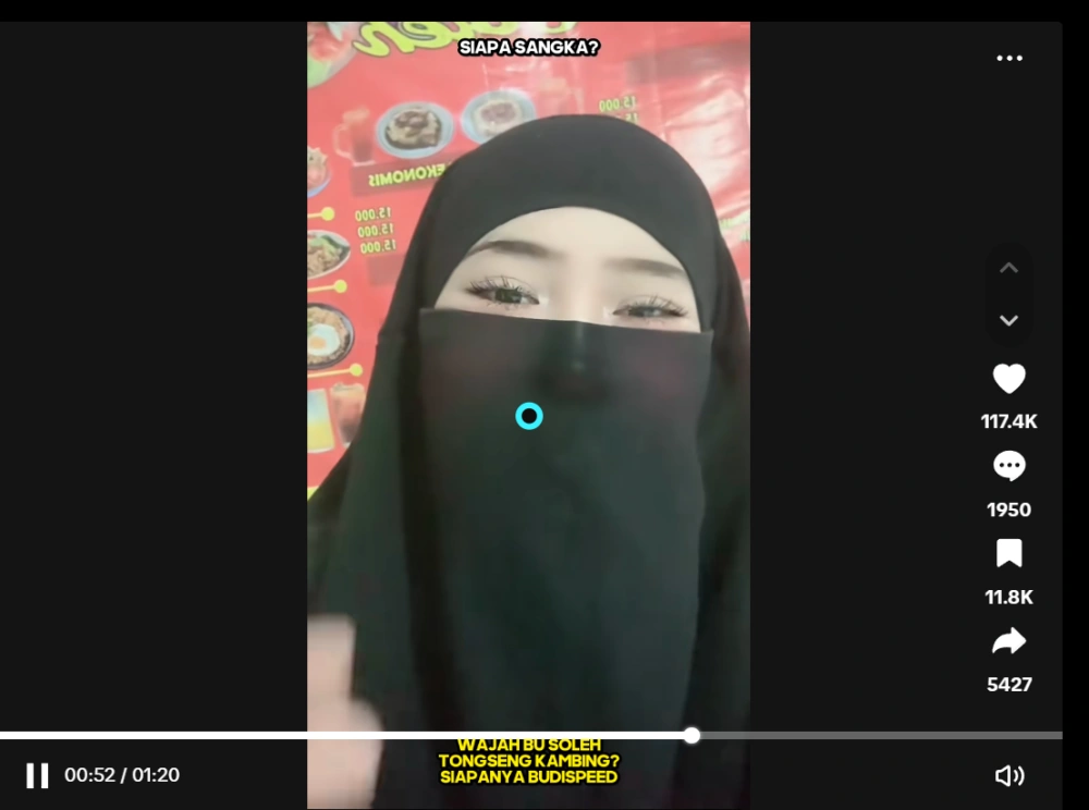 Wajah Bu Soleh Pemilik Warung Tongseng Kambing Solo Cc Tiktok