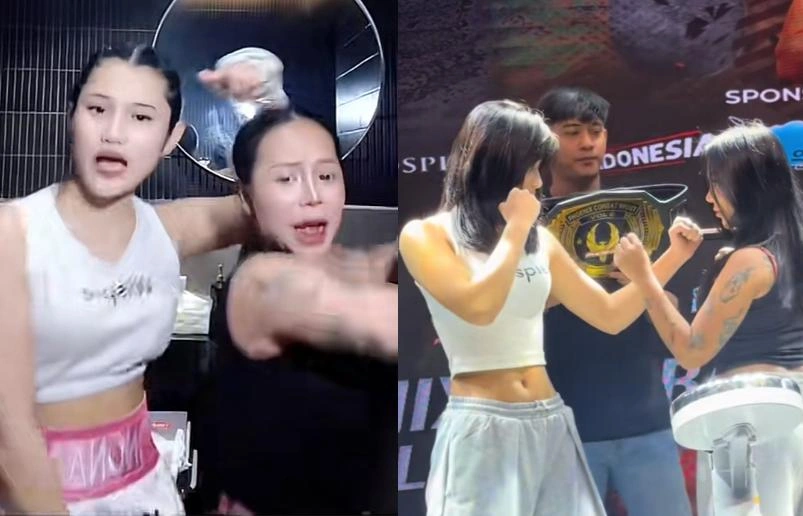 Winona Dan Cimoy Adu Tinju Di Phoenix Combat [Tiktok]