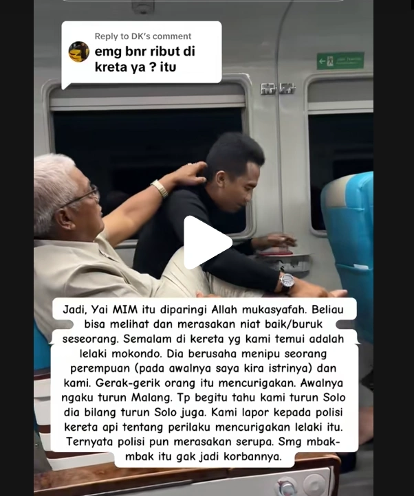 Yai Mim Marah Marah Dengan Penumpang Kereta Api Cc Tiktok