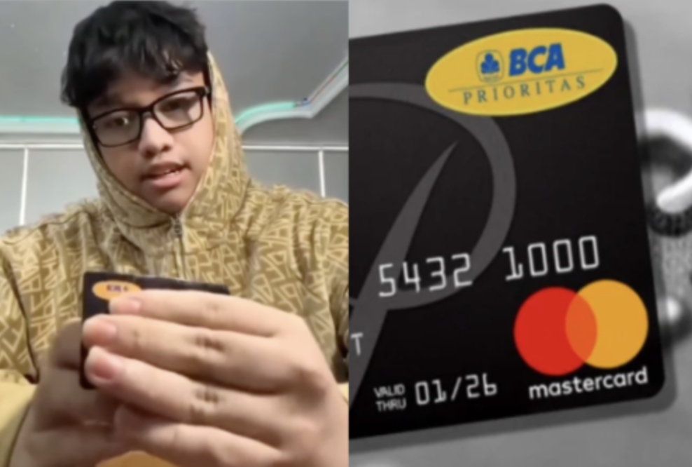 Flexing Kartu BCA Prioritas, Saldo Rekening Yudo Sadewa Anak Menkeu Purbaya Rp 1 Miliar?