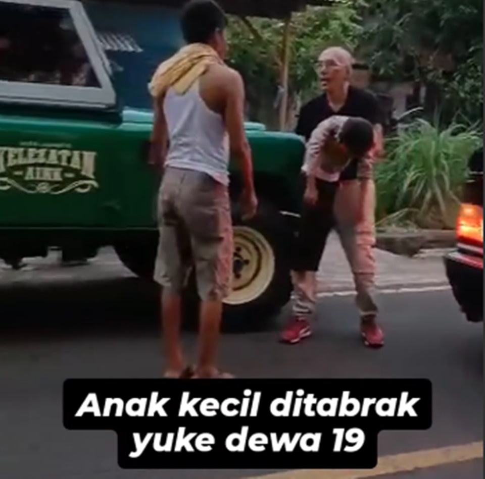 Yuke Dewa 19 Diduga Tabrak Anak Kecil [Facebook via Instagram]