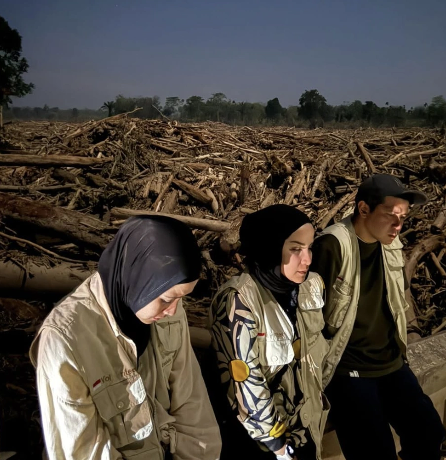 Zaskia Adya Mecca Di Aceh Tamiang. [Instagram]