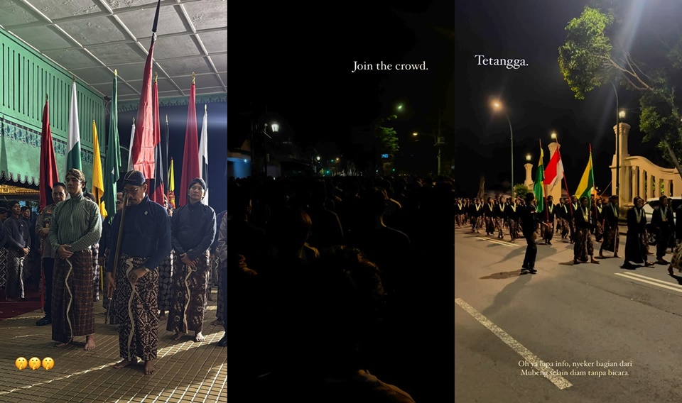 Zaskia Adya Mecca Ikut Tradisi Mubeng Beteng di Jogja Pada Malam 1 Suro [Instagram]