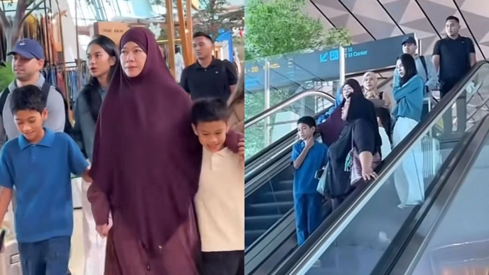Nadif ikut liburan bersama keluarga Azizah. [TikTok]