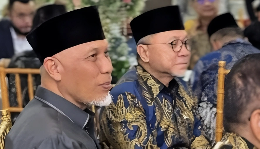 Zulkifli Hasan Menghadiri Pernikahan Anak Seorang Petinggi PAN di Padang [Instagram]