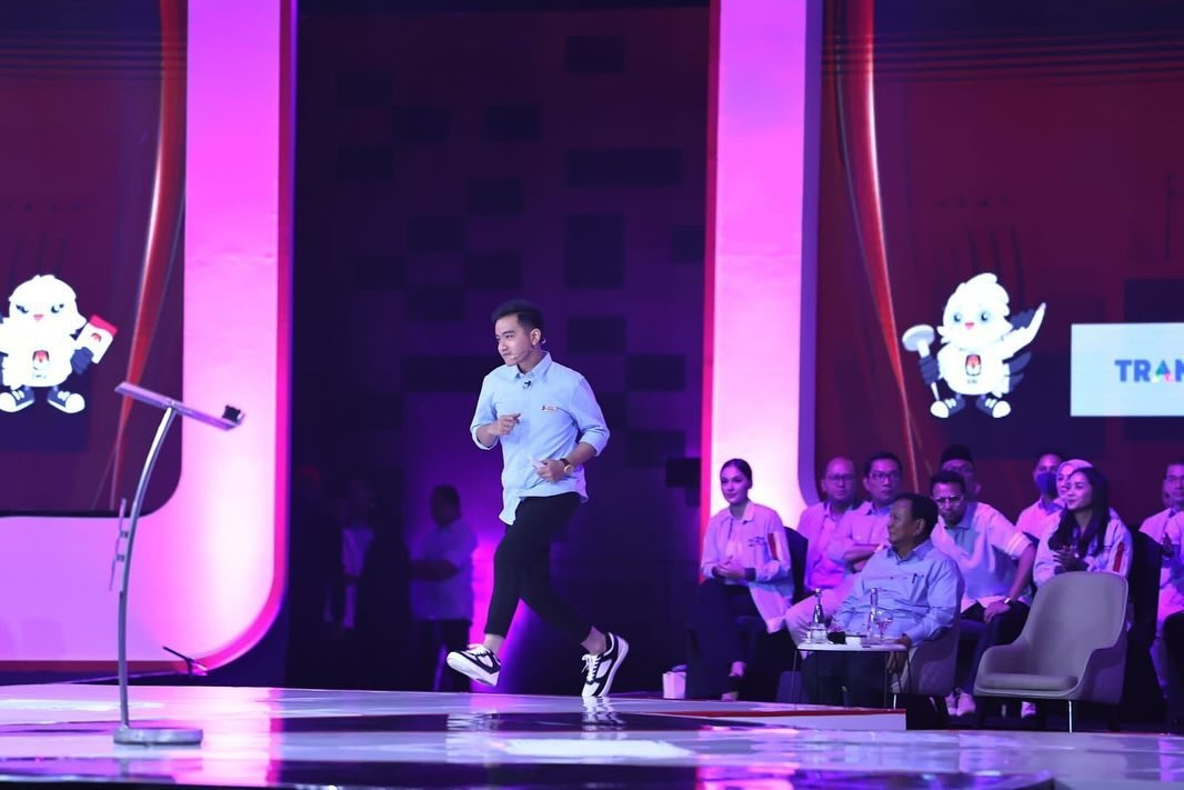 Gibran Rakabuming Raka saat debat cawapres [Instagram/prabowo]