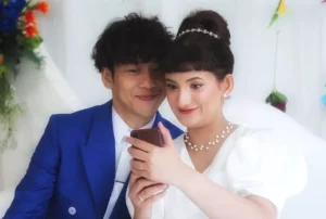 Qibil The Changcuters dan istri (Instagram)