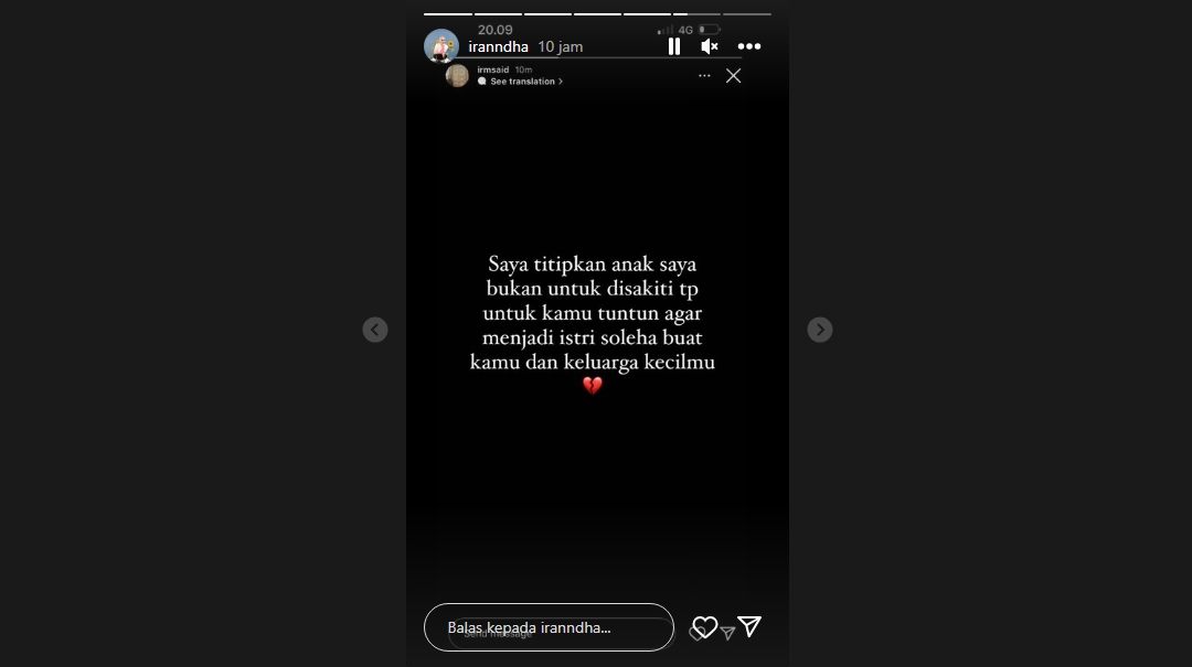 Seleb TikTok Ira Nandha Diselingkuhi Suami Pilot [Instagram]
