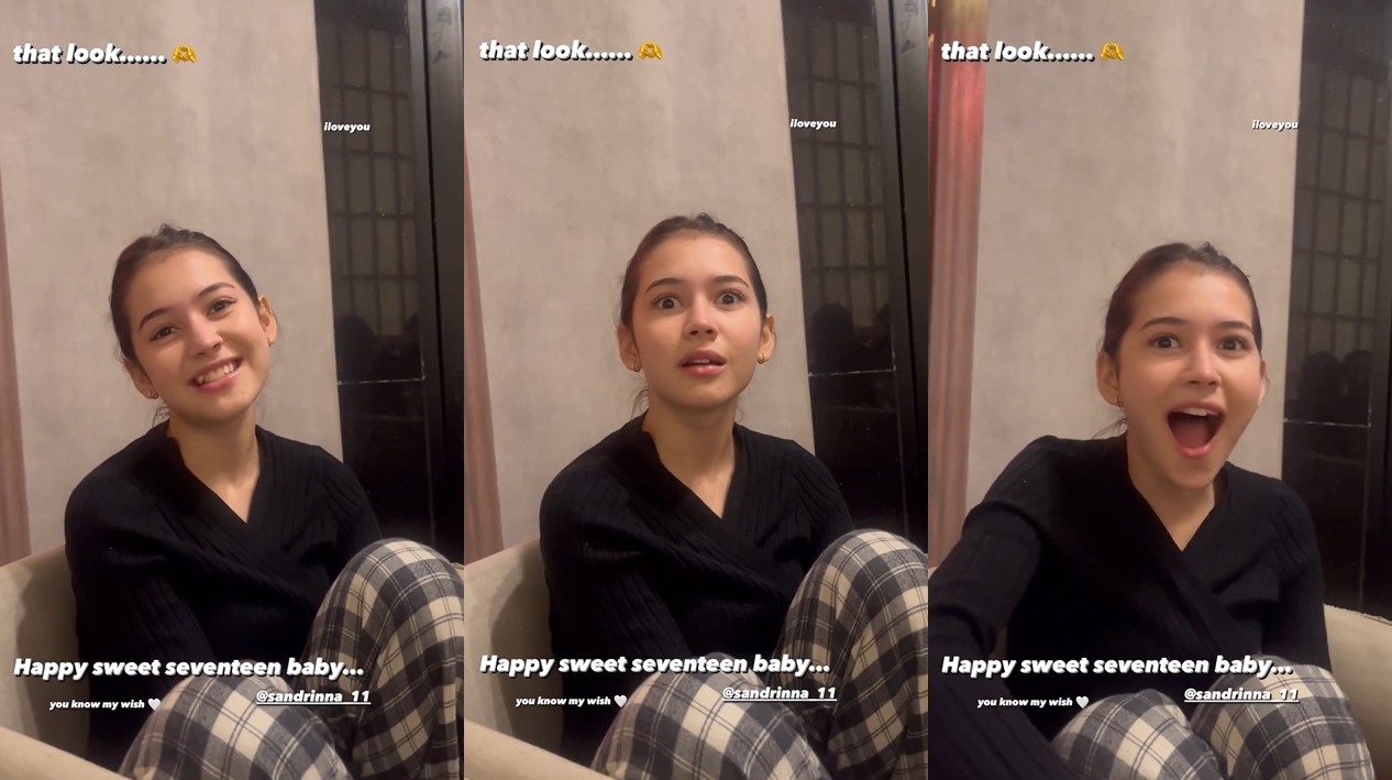 Sandrinna Michelle Dapat Kejutan Ultah dari Junior Roberts [Instagram Story]