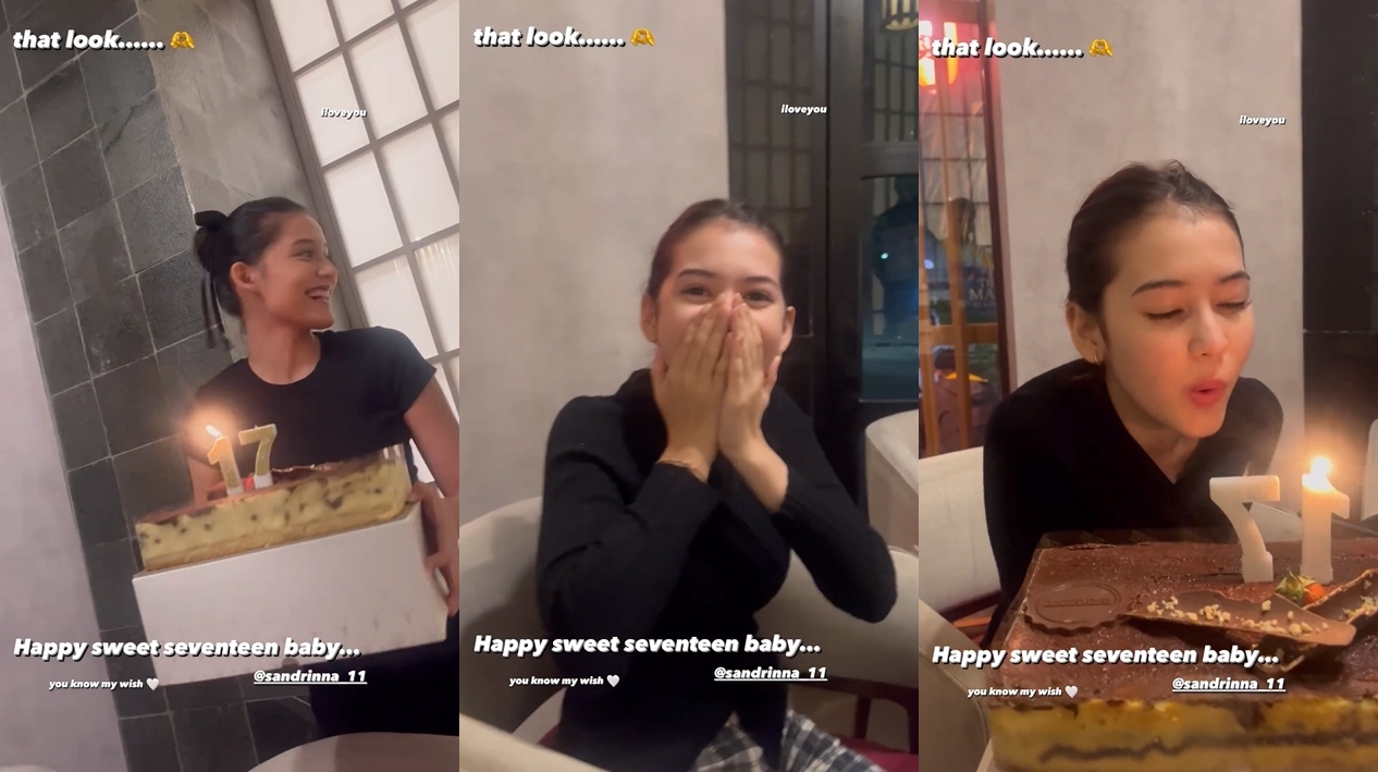 Sandrinna Michelle Ultah ke-17 [Instagram Story]