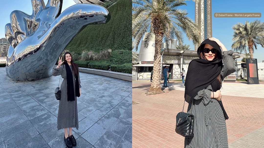 Aaliyah Massaid di Dubai [Instagram]