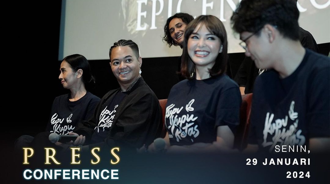 Amanda Manopo di Premiere Film Kupu-kupu Kertas [Instagram]