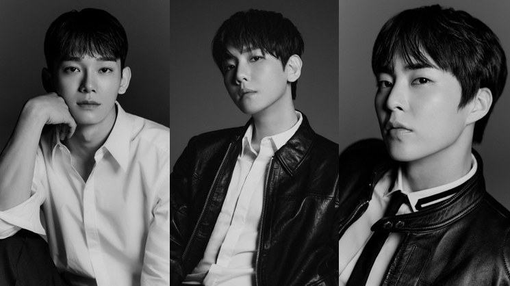 Chen, Baekhyun, Xiumin yang tergabung dalam sub unit EXO CBX [x.com]