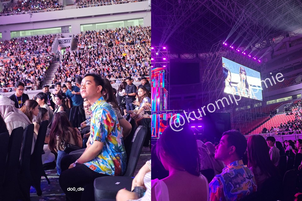 Gibran Rakabuming Nonton Golden Disc Awards 2024 [Twitter/X]