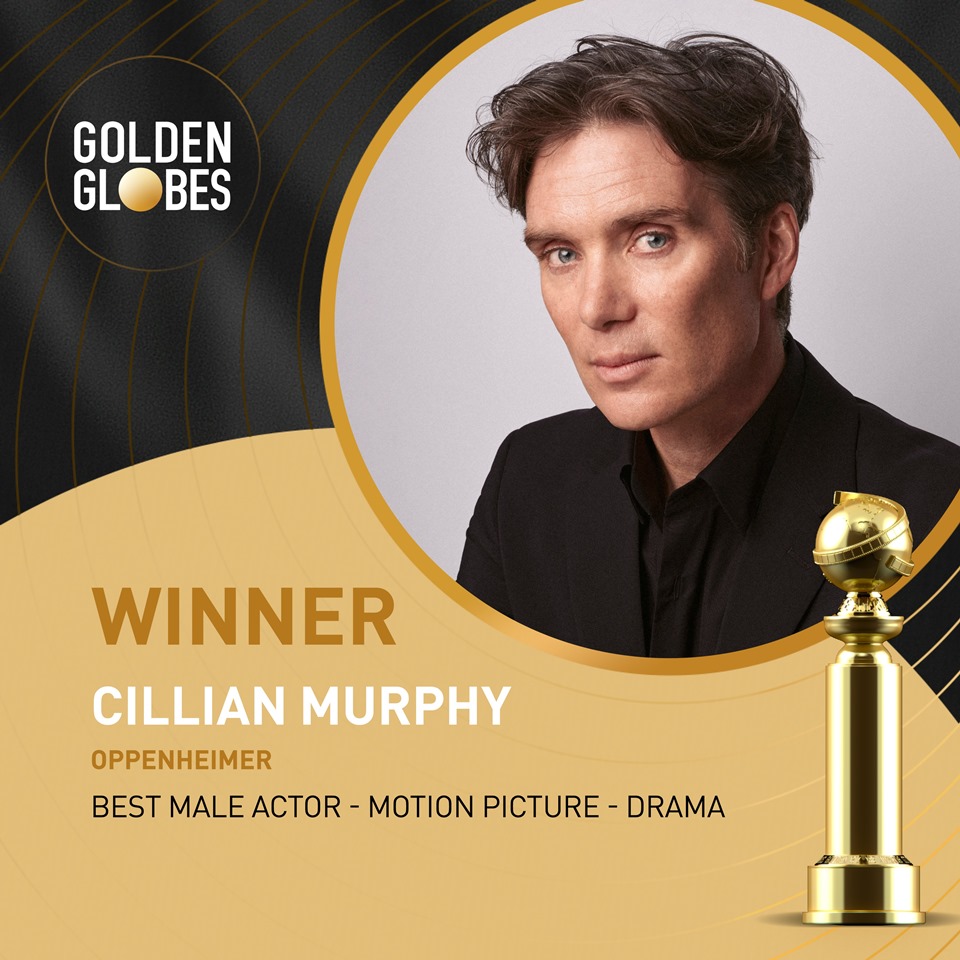 Oppenheimer Menang Golden Globes 2024 [Twitter/X]