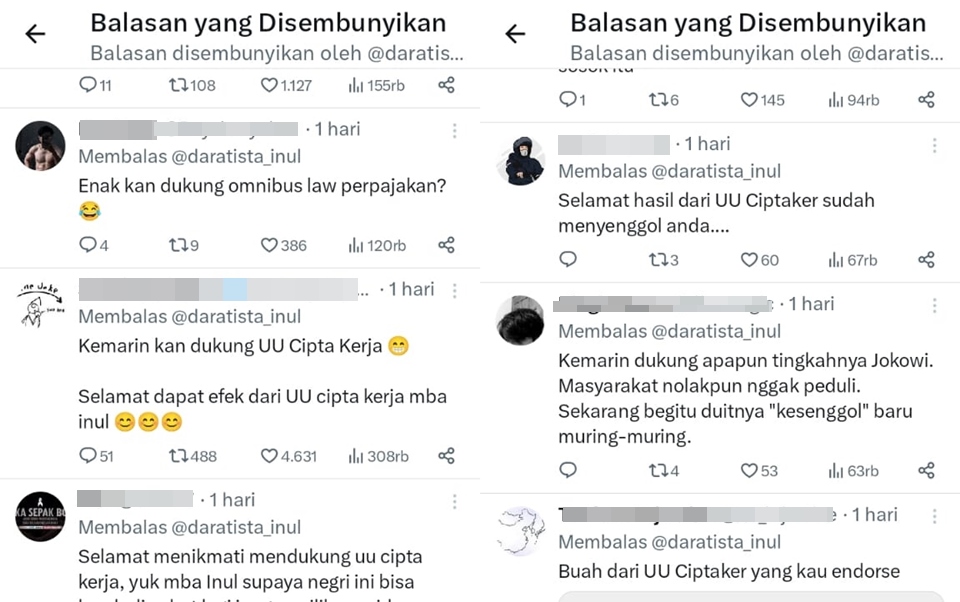 Inul Daratista Protes Pajak [Twitter]