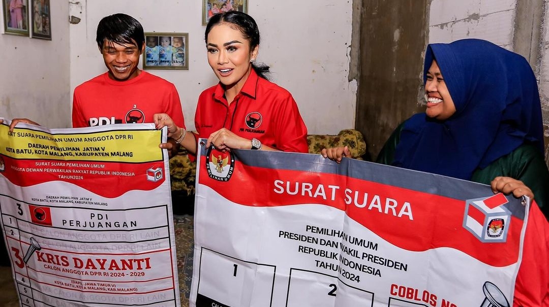 Kris Dayanti Blusukan di Dapil [Instagram]