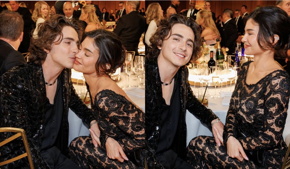 Timothee Chalamet dan Kylie Jenner [Twitter/X]