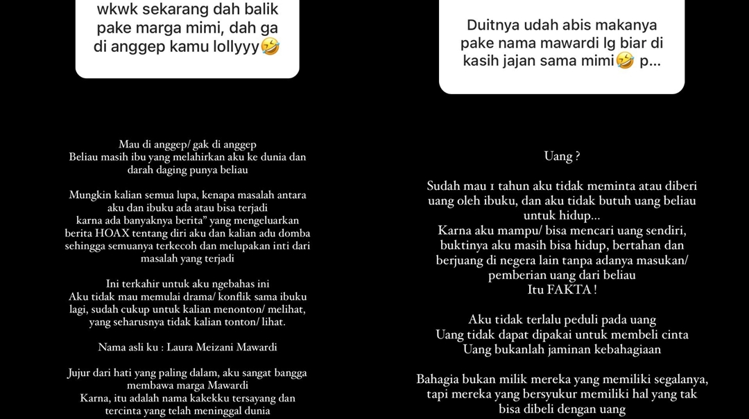 Lolly Anak Nikita Mirzani Bantah Kehabisan Uang [Instagram Story]