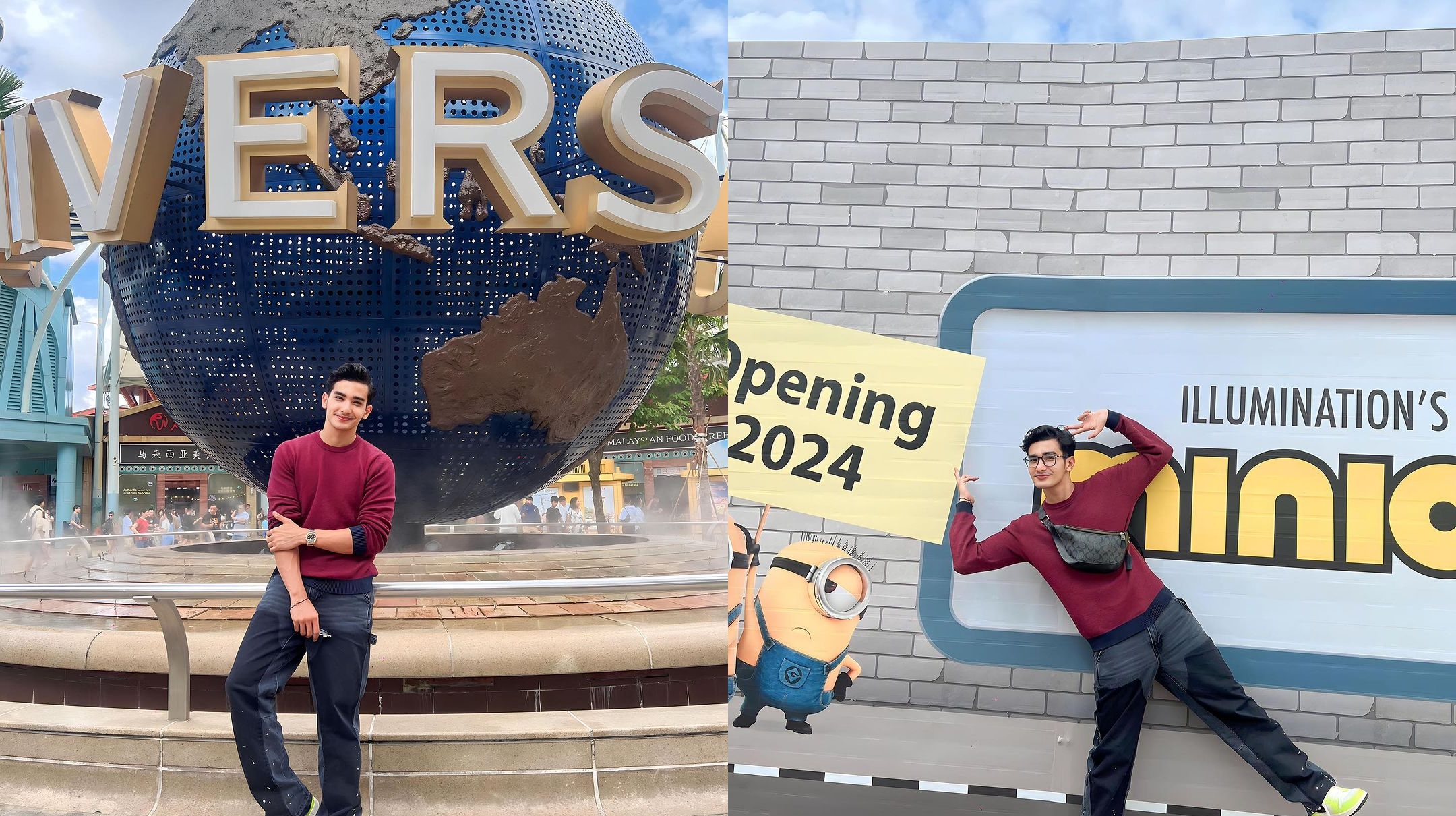 Mahdy Reza di Singapura saat Disomasi Sarah Keihl [Instagram]
