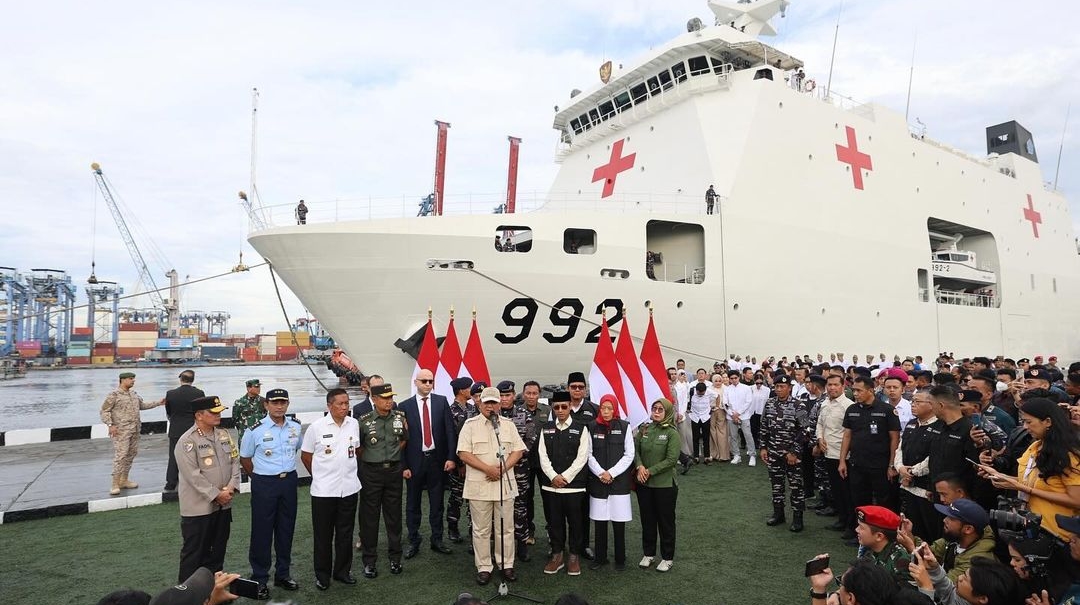 Prabowo bersama Kemenhan Kirim Bantuan Kemanusiaan ke Palestina [Instagram]