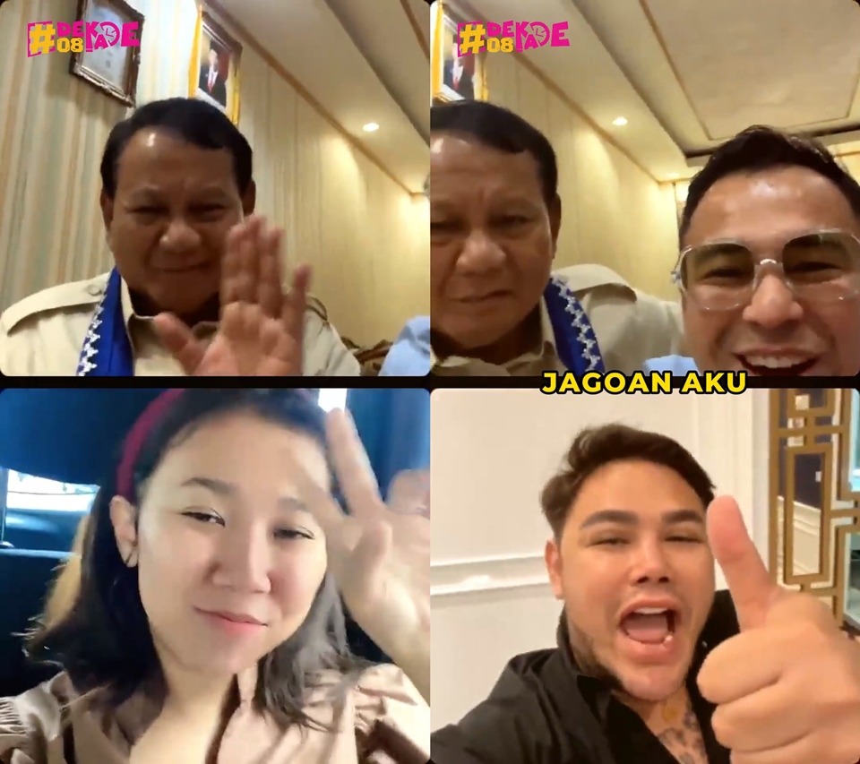 Raffi Ahmad Live Bareng Prabowo [Instagram]