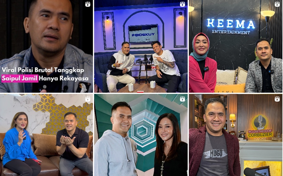 Saipul Jamil Ramai Ngonten [Instagram]
