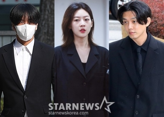 Ravi, Kim Sae Ron, dan Yoo Ah In [Starnews]