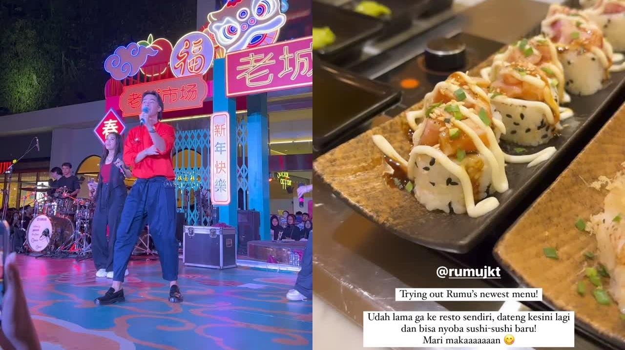 VIDI kunjungi Rūmu Private Room Grill selesai Manggung [Instagram Story]
