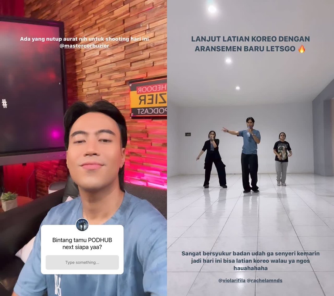 Kondisi VIDI setelah Syuting X Factor Indonesia [Instagram Story]