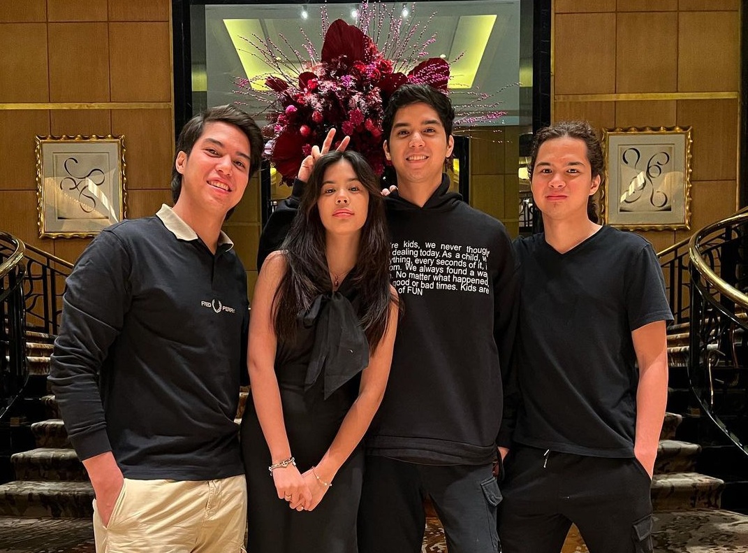 Shafeea Ahmad bersama Al Ghazali El Rumi dan Dul Jaelani [Instagram]