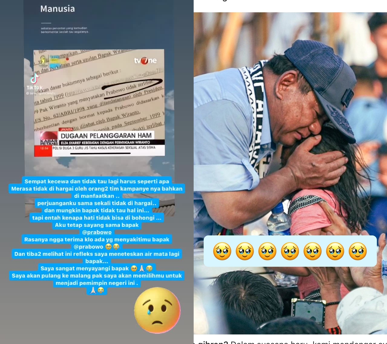 Clara Gopa Tetap Dukung Prabowo [Instagram Story]