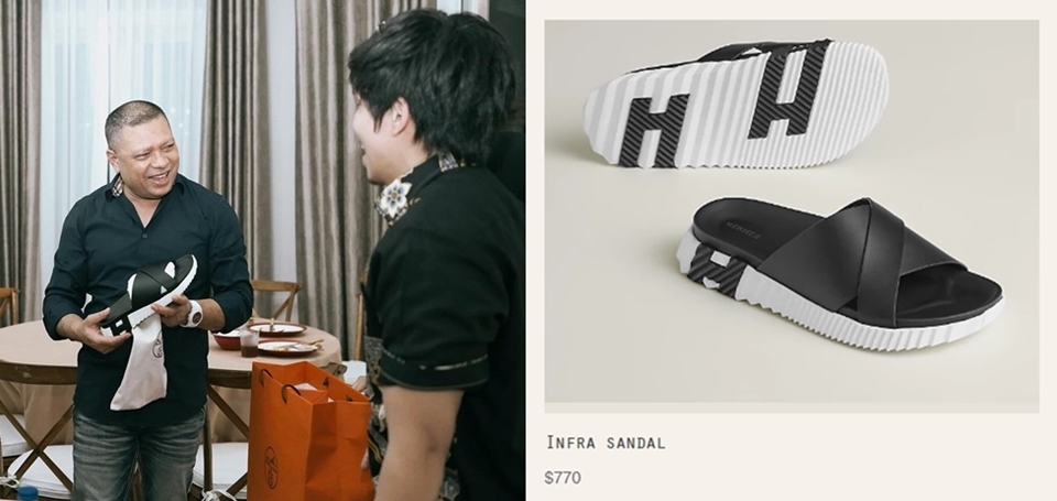 Atta Halilintar Kado Raul Lemos Sandal [Instagram]