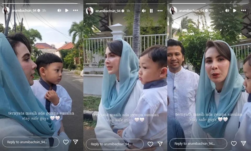 Arumi Baschin saat Gempa M 6,5 Terjadi 