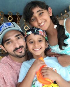 Pangeran Fazza dan anak-anaknya. [Instagram]